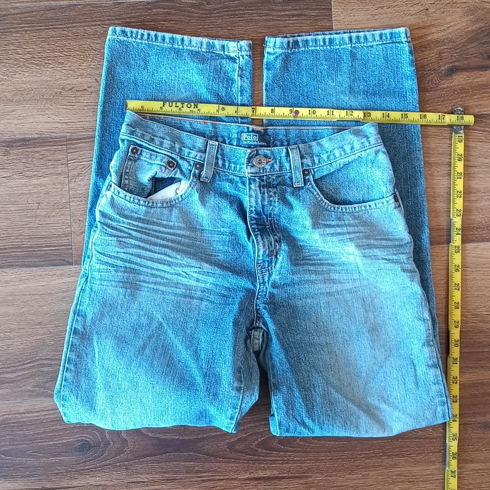 Polo by Ralph Lauren Jeans Straight Leg Casual Pants Medium Wash Blue Boys 16
